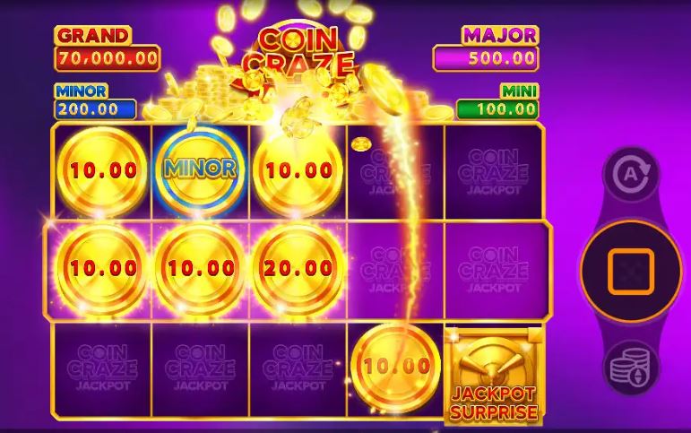 Získejte jackpot ve slotu Coin Craze v F1 Casino